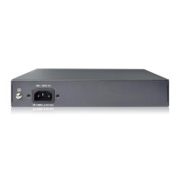 DIGITUS 8-Port Fast Ethernet PoE Netzwerkswitch, Desktop, unmanaged, 2 Uplink Ports RJ45,120 W, af/at