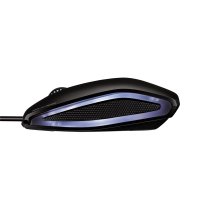 Cherry GENTIX CORDED ILLUMINATED Maus, Schwarz, USB, Beidhändig, Optisch, USB Typ-A, 1000 DPI, Schwarz