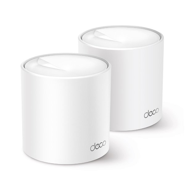 TP-LINK AX3000 Whole Home Mesh WiFi 6 System, 2er Pack, Weiß, Intern, CE: <20 dBm (2.4 GHz) <23 dBm (5 GHz) FCC: <30 dBm (2.4 GHz) <30 dBm (5 GHz), 0 - 40 °C, -40 - 70 °C, 10 - 90%