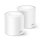 TP-LINK AX3000 Whole Home Mesh WiFi 6 System, 2er Pack, Weiß, Intern, CE: <20 dBm (2.4 GHz) <23 dBm (5 GHz) FCC: <30 dBm (2.4 GHz) <30 dBm (5 GHz), 0 - 40 °C, -40 - 70 °C, 10 - 90%