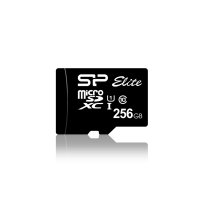 Silicon Power Elite, 256 GB, MicroSDXC, Klasse 10, UHS-I,...