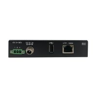 Tripp B203-101-IND-ER Industrieller USB-über-Cat6-Extender mit einem Anschluss, ESD-Schutz, PoC - USB 2.0, montierbar, 100 m, TAA, Netzwerksender & -empfänger, 100 m, 300 Mbit/s, Cat6, Cat6a, Schwarz, Metall