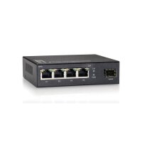 LevelOne GEU-0521, Unmanaged, Gigabit Ethernet (10/100/1000), Vollduplex, Wandmontage