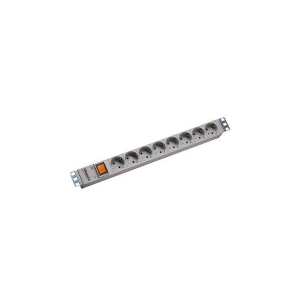 Bachmann Outlet strip 8-way 19, 1,5 m, 880 g, 44 x 440 x 44 mm