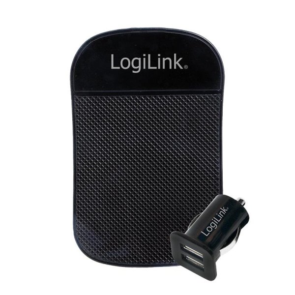 LogiLink PA0204, Indoor, Zigarettenanzünder, 5 V, 2,1 A, Schwarz