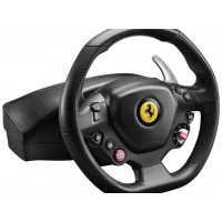 ThrustMaster T80 Ferrari 488 GTB Edition, Lenkrad + Pedale, PC, PlayStation 4, PlayStation 5, Digital, Kabelgebunden, Schwarz, 370 mm