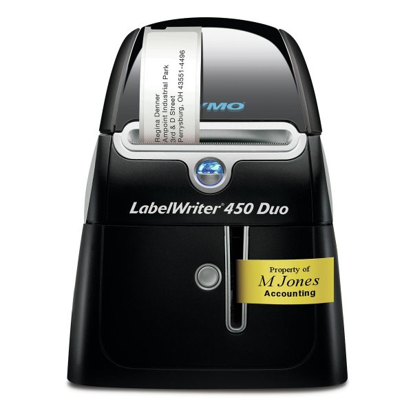 Dymo LabelWriter ™ 450 DUO, D1, Wärmeübertragung, 600 x 300 DPI, Schwarz, Silber