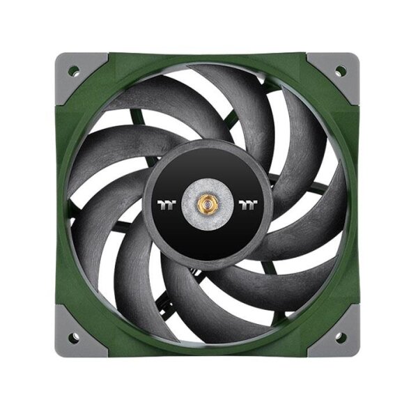 Thermaltake Toughfan 12 Racing Green High Static Pressure Radiator Fan, Ventilator, 12 cm, 500 RPM, 2000 RPM, 58,35 cfm, Grün