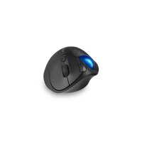 Kensington Pro Fit Ergo TB450, rechts, Trackball, RF Wireless + Bluetooth, 1600 DPI, Schwarz, Blau