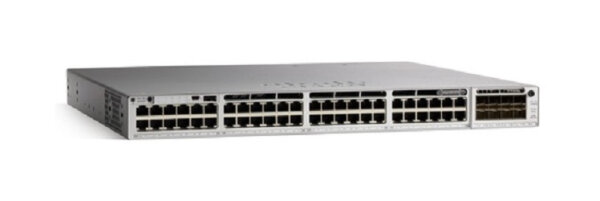 Cisco Catalyst C9300-48UXM-E, Managed, L2/L3, 10G Ethernet (100/1000/10000), Power over Ethernet (PoE), Rack-Einbau, 1U