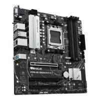 ASUS PRIME B650M-A II-CSM, AMD, Buchse AM5, AMD Ryzen 7 7th Gen, AMD Ryzen 9 7th Gen, Buchse AM5, DDR5-SDRAM, 128 GB