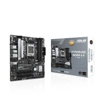 ASUS PRIME B650M-A II-CSM, AMD, Buchse AM5, AMD Ryzen 7 7th Gen, AMD Ryzen 9 7th Gen, Buchse AM5, DDR5-SDRAM, 128 GB