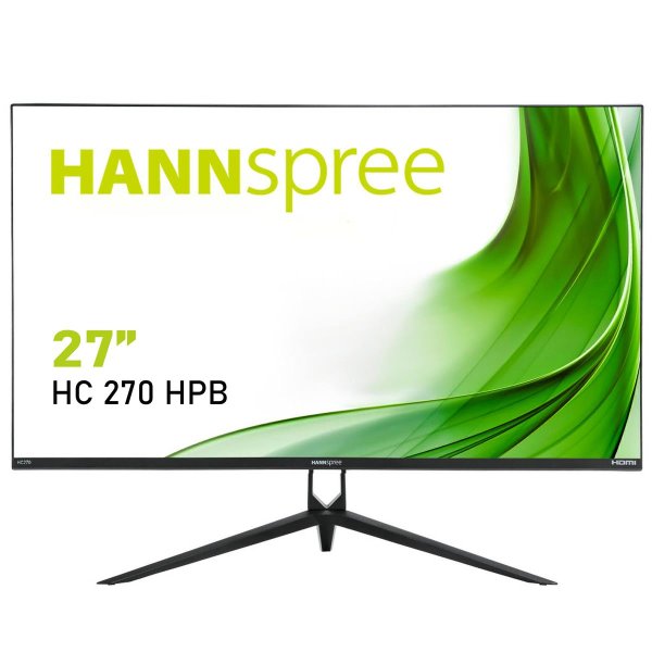 Hannspree HC 270 HPB, 68,6 cm (27"), 1920 x 1080 Pixel, Full HD, LED, 5 ms, Schwarz