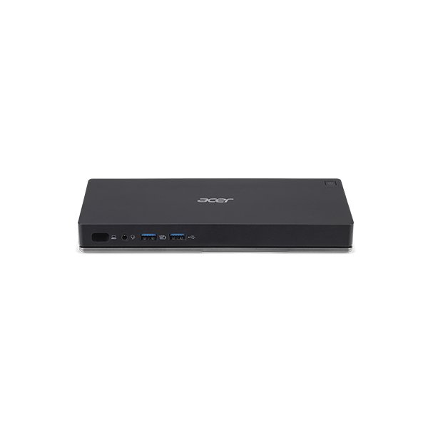 Acer NP.DCK11.01N, Andocken, 3,5 mm, 10,100,1000 Mbit/s, Schwarz, Kensington, Acer