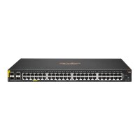 HPE 6000 48G Class4 PoE 4SFP 370W, Managed, L3, Gigabit Ethernet (10/100/1000), Power over Ethernet (PoE), Rack-Einbau, 1U