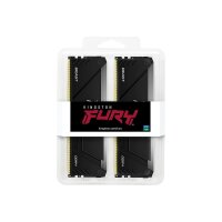 Kingston FURY 32GB 3200MT/s DDR4 CL16 DIMM (2er-Kit) 1Gx8 Beast RGB, 32 GB, 2 x 16 GB, DDR4, 288-pin DIMM