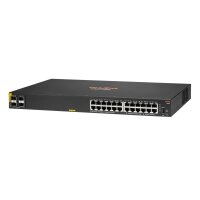 HPE 6000 24G Class4 PoE 4SFP 370W, Managed, L3, Gigabit Ethernet (10/100/1000), Power over Ethernet (PoE), Rack-Einbau, 1U