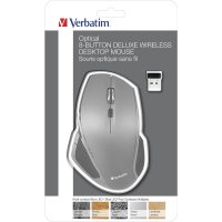 Verbatim Drahtlose Maus mit blauer LED und 8 Tasten, Blue...