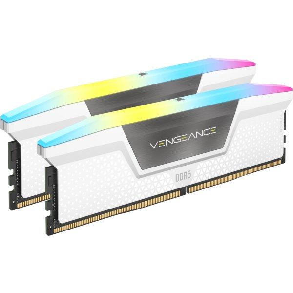 Corsair Vengeance RGB CMH32GX5M2B6400C36W, 32 GB, 2 x 16 GB, DDR5, 6400 MHz