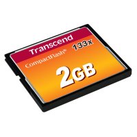 Transcend TS2GCF133, 2 GB, Kompaktflash, MLC, 50 MB/s, 20 MB/s, Schwarz