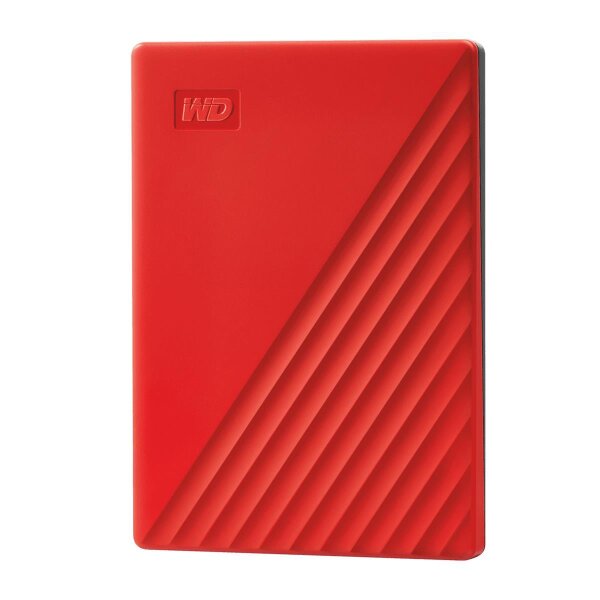 WD My Passport, 4 TB, 3.2 Gen 1 (3.1 Gen 1), Rot