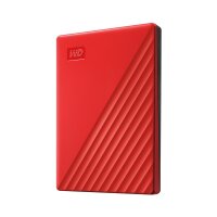 WD My Passport, 4 TB, 3.2 Gen 1 (3.1 Gen 1), Rot