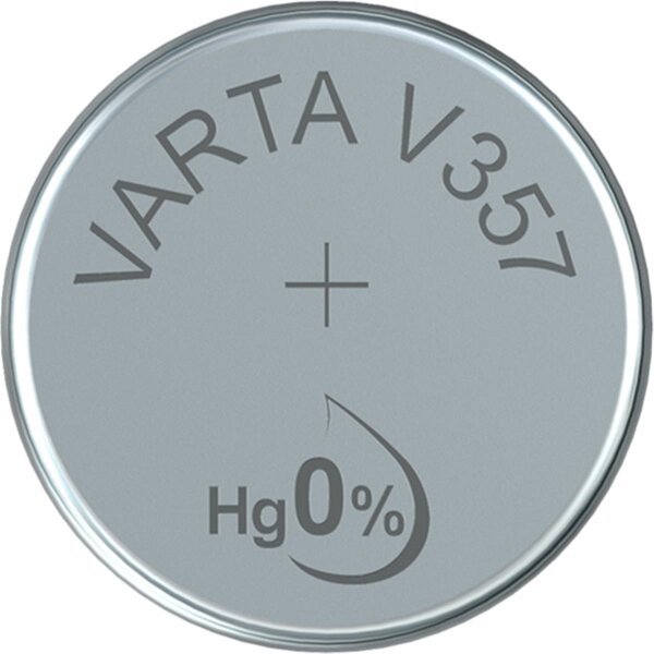 Varta Batterie Silver Oxide, Knopfzelle, High Drain, 357, 1.55V