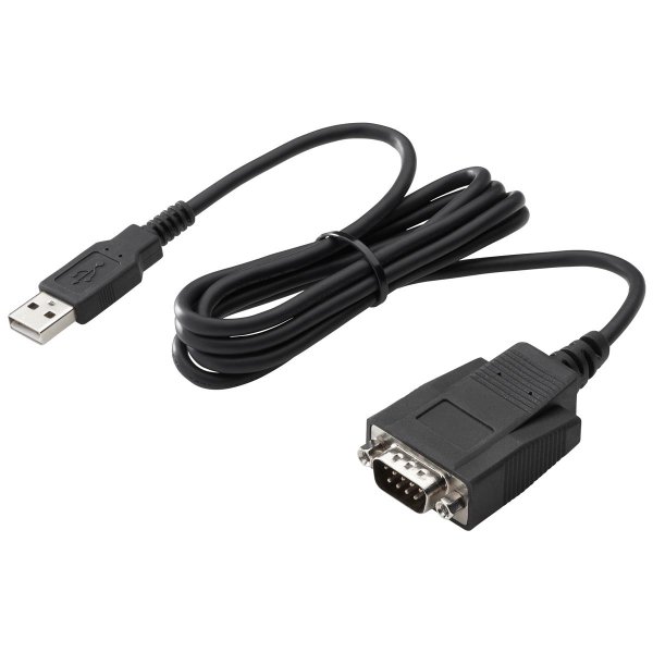 HP Adapter, USB zu seriell, Schwarz, USB Typ-A, DB-9, Männlich, Männlich, Business