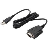 HP Adapter, USB zu seriell, Schwarz, USB Typ-A, DB-9,...