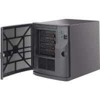 Supermicro CSE-721TQ-350B2 - Mini Tower - Server - Schwarz - Mini-ITX - Ventilatorausfall - HDD - Netzwerk - Leistung - Kensington