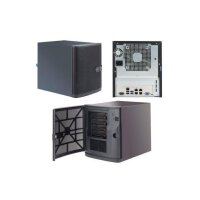 Supermicro CSE-721TQ-350B2 - Mini Tower - Server - Schwarz - Mini-ITX - Ventilatorausfall - HDD - Netzwerk - Leistung - Kensington