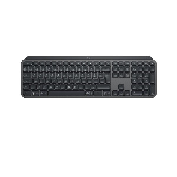 Logitech Mx Keys For Business, Volle Größe (100%), Kabellos, Bluetooth, Graphit