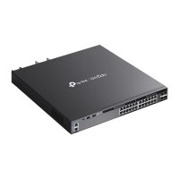 TP-LINK Omada SG6428XHP, Managed, L3, Gigabit Ethernet (10/100/1000), Power over Ethernet (PoE), Rack-Einbau, 1U