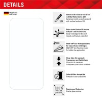 DISPLEX Panzerglas (10H, 2D) für Apple iPhone 15/15 Pro, Eco-Montagerahmen, kratzer-resistent, Apple, iPhone 15/ iPhone 15 Pro, Trockene Anwendung, Schlagfest, Kratzresistent, Staubresistent, Transparent, 1 Stück(e)