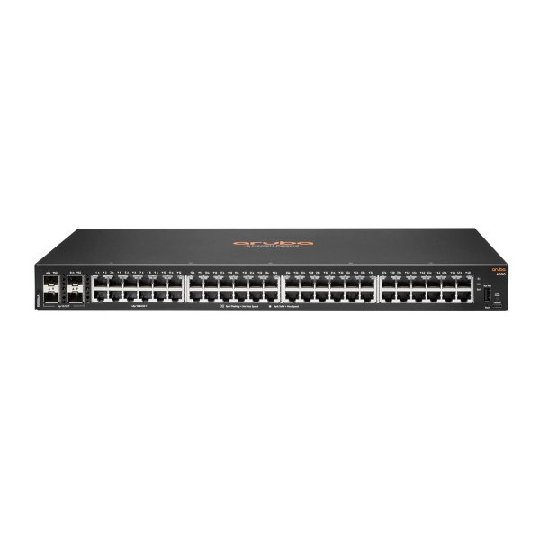 HPE 6000 48G 4SFP, Managed, L3, Gigabit Ethernet (10/100/1000), Rack-Einbau, 1U