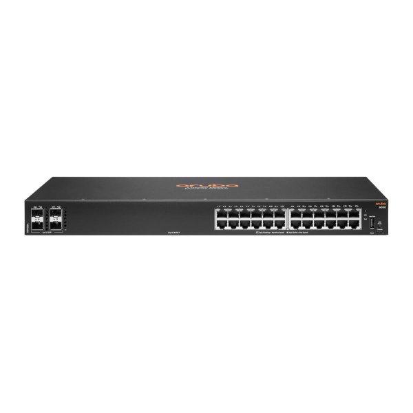 HPE 6000 24G 4SFP, Managed, L3, Gigabit Ethernet (10/100/1000), Rack-Einbau, 1U