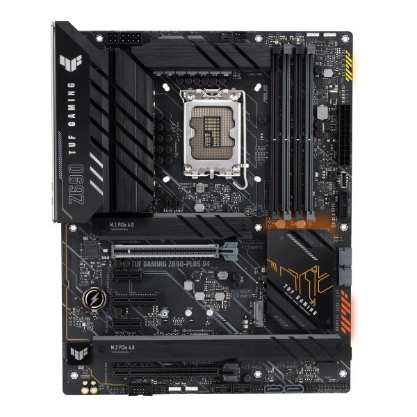 ASUS TUF GAMING Z690-PLUS D4, Intel, LGA 1700, Intel® Celeron®, Intel® Core™ i3, Intel® Core™ i5, Intel® Core™ i7, Intel® Core™ i9,..., DDR4-SDRAM, 128 GB, DIMM