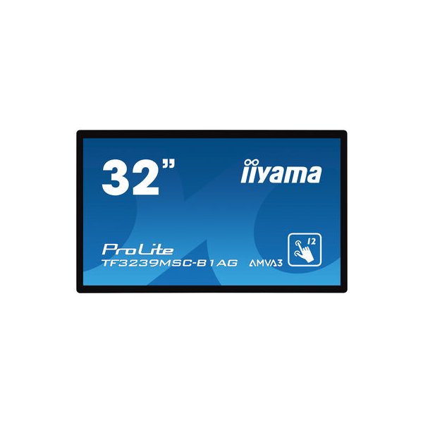 Iiyama ProLite TF3239MSC-B1AG, 80 cm (31.5"), 1920 x 1080 Pixel, Full HD, LED, 8 ms, Schwarz