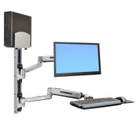 Ergotron 45-358-026, 11,3 kg, 106,7 cm (42"), 75 x 75 mm, 200 x 200 mm, Höhenverstellung, Silber