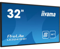 Iiyama LE3241S-B1, Digital Signage Flachbildschirm, 80 cm (31.5"), 1920 x 1080 Pixel, 18/7