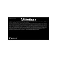 Kingston IronKey 16GB D500S FIPS 140-3 Lvl 3 (ausstehend) AES-256, 16 GB, USB Typ-A, 3.2 Gen 1 (3.1 Gen 1), 260 MB/s, Kappe, Schwarz