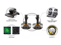 ThrustMaster T.16000M FCS SPACE SIM DUO, Joystick, PC, D-Pad, Analog / Digital, Kabelgebunden, USB