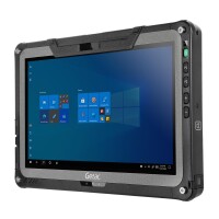 GETAC F110 G6, 29,5 cm (11.6"), 1920 x 1080 Pixel, 256 GB, 8 GB, Windows 11 Pro, Schwarz, Grau