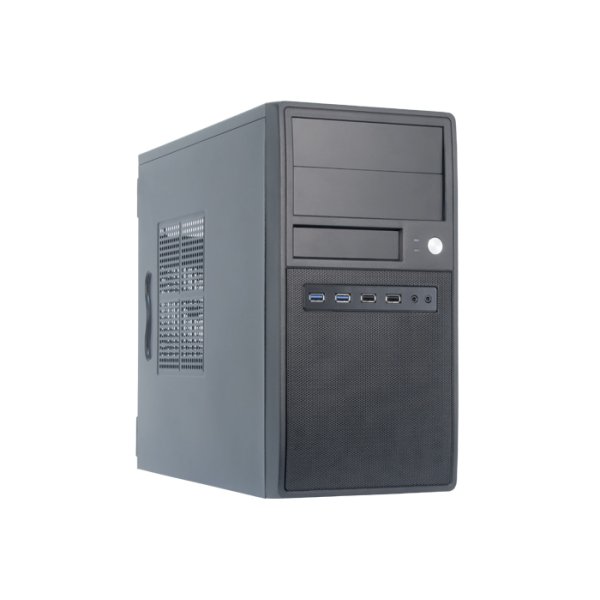 Chieftec CT-04B-350GPB, PC, Schwarz, micro ATX, Mini-ITX, SECC, 14 cm, 34 cm