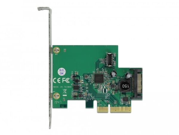 Delock 89029, PCIe, SATA, USB 3.2 Gen 2 (3.1 Gen 2), PCIe 3.0, SATA, 10 Gbit/s, Windows 10, Windows 10 x64, Windows 7, Windows 7 x64, Windows 8.1, Windows 8.1 x64