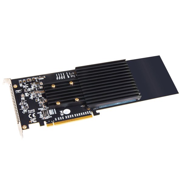 Sonnet FUS-SSD-4X4-E3S, PCIe, M.2, Full-height / Full-length, PCI 3.0, Schwarz, Grau, Vereinigte Staaten