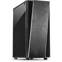 Inter-Tech T-11 Televen, Tower, PC, Schwarz, ATX, ITX,...