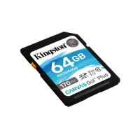 Kingston 64GB SDXC Canvas Go Plus 170R C10 UHS-I U3 V30,...