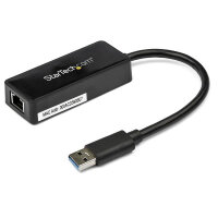 StarTech.com USB 3.0 Gigabit Ethernet Lan Adapter mit USB...