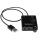 StarTech.com USB Audio Adapter - Externe USB Soundkarte mit SPDIF Digital Audio und Stero Mic - Schwarz, 5.1 Kanäle, 24 Bit, 91 dB, USB